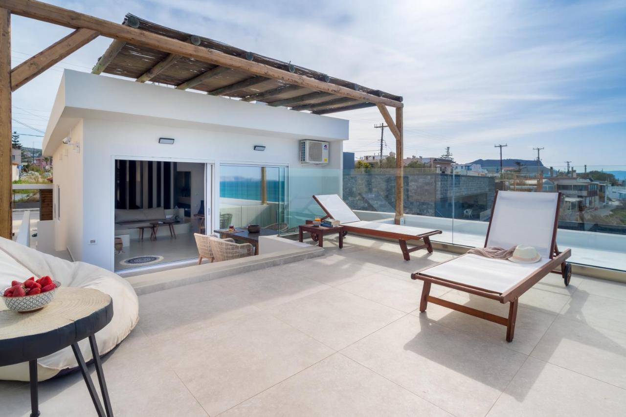 Wave, An Idyllic Seafront Suite By Nirousuites Kokkini Hani Εξωτερικό φωτογραφία